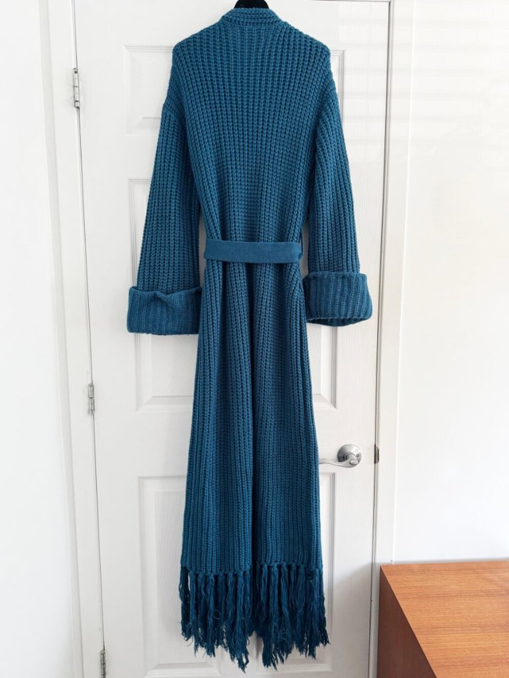 Hanifa "Miya" Cardigan in Blue, size S/M - Picture 10 of 12